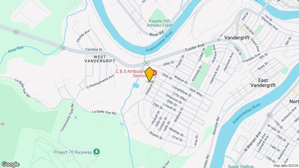 722 Holland St Map and Location Details