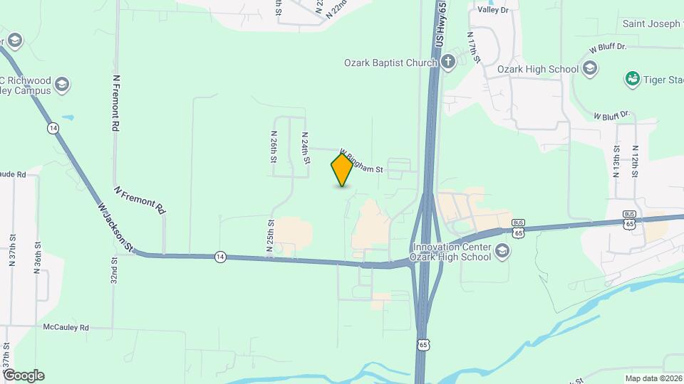 887 N 22nd St Map and Location Details