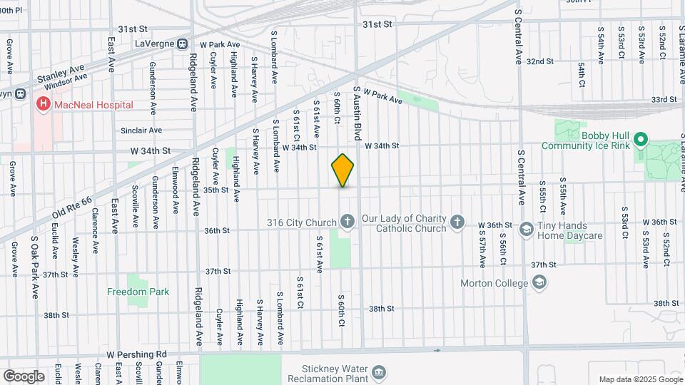 6018 W 35th St Map and Location Details
