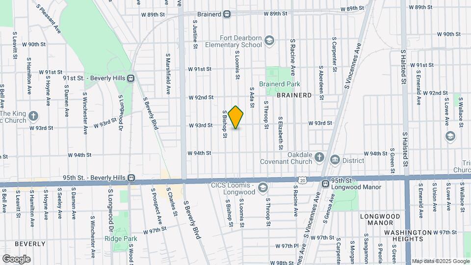 9318 S Loomis St Mapa y Detalles de la Ubicación