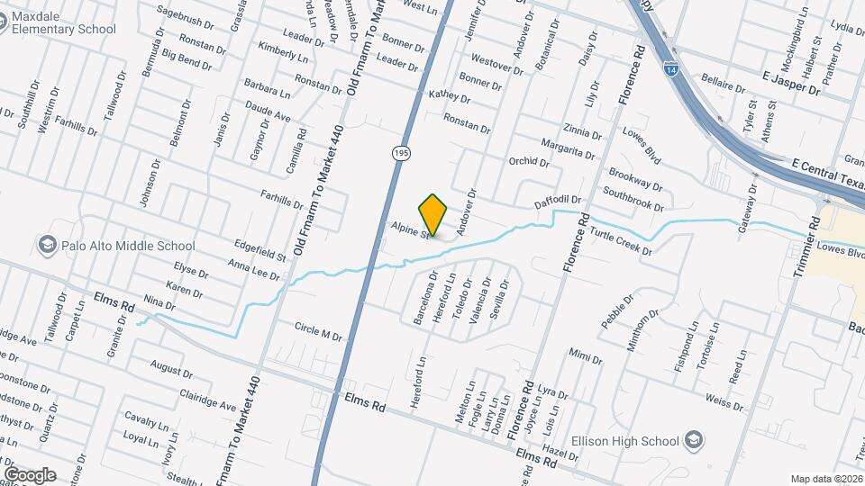 406 Alpine St Map and Location Details