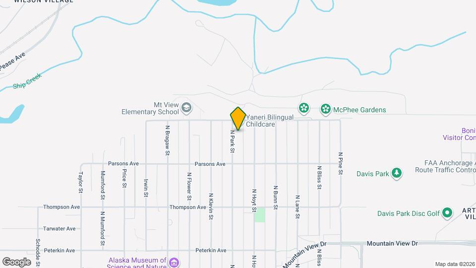 815 N Park St Map and Location Details