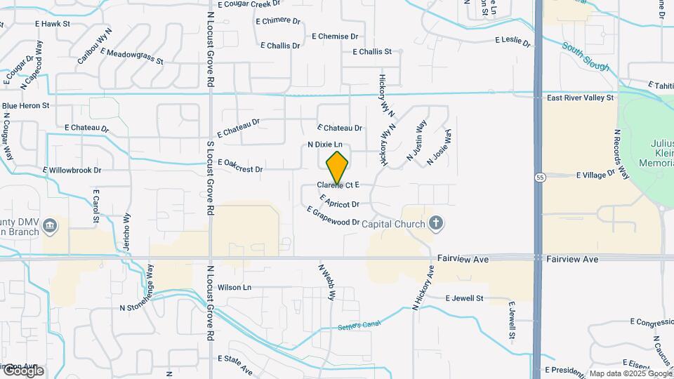 2263 E Clarene St Map and Location Details