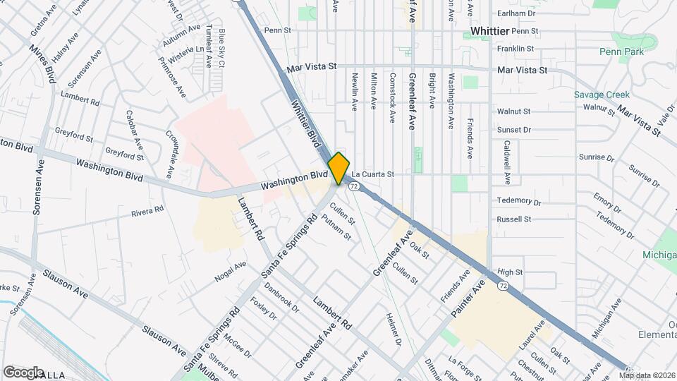 8016 Santa Fe Springs Rd Map and Location Details