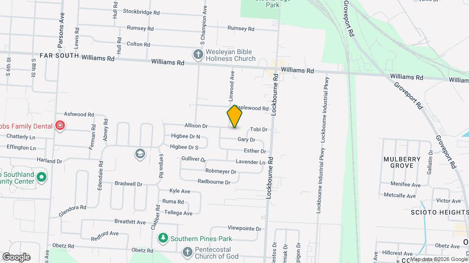 1009 Allison Dr Map and Location Details