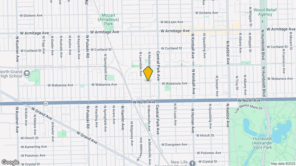 1700 N Monticello Ave, Unit 1 Mapa y Detalles de la Ubicación