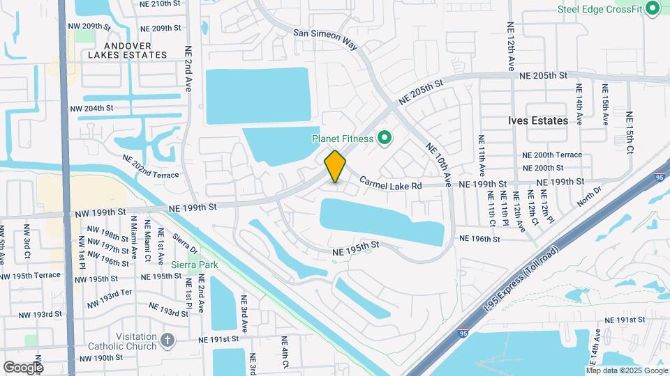 565 NE 199th Terrace Map and Location Details