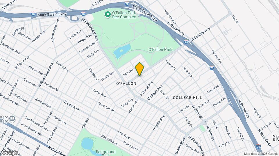 2102 Adelaide Ave Map and Location Details