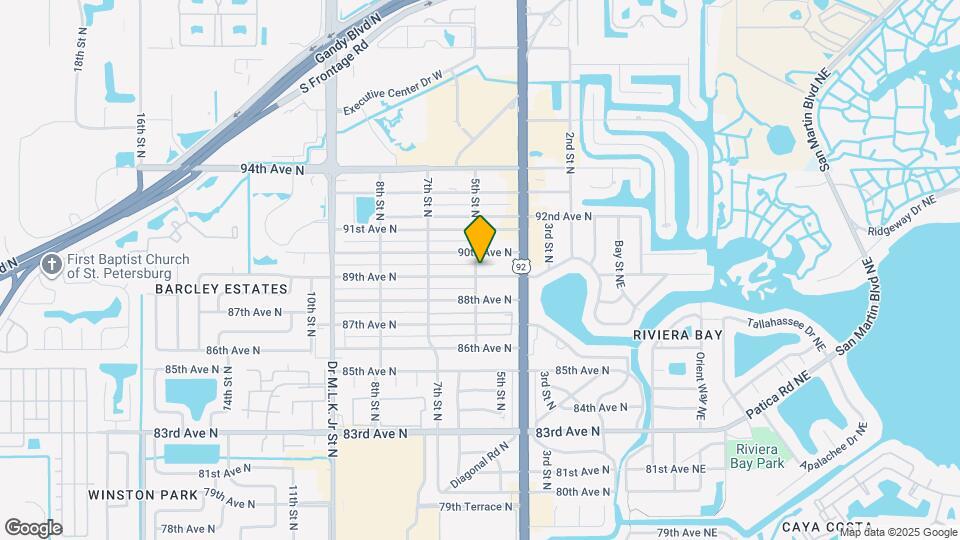 487 89th Ave N Map and Location Details