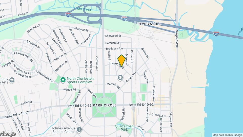 1145 North Blvd Map and Location Details