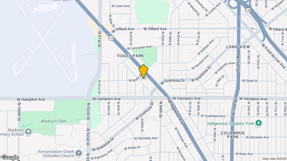 8610 W Potomac Ave Mapa y Detalles de la Ubicación