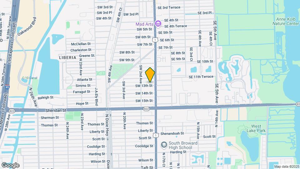 24 SW 13th St Map and Location Details