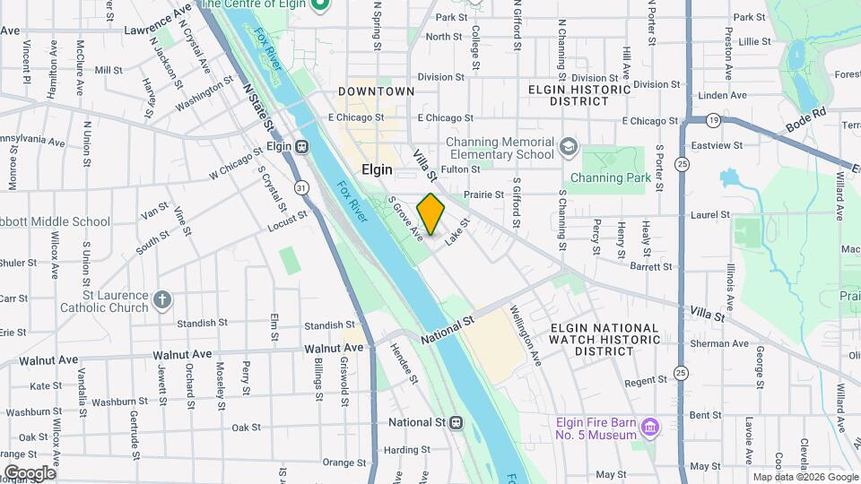 189 S Grove Ave Map and Location Details