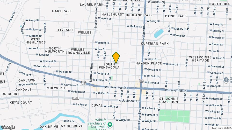 1105 N S St Map and Location Details