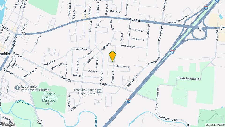 381 Sherman Dr Map and Location Details