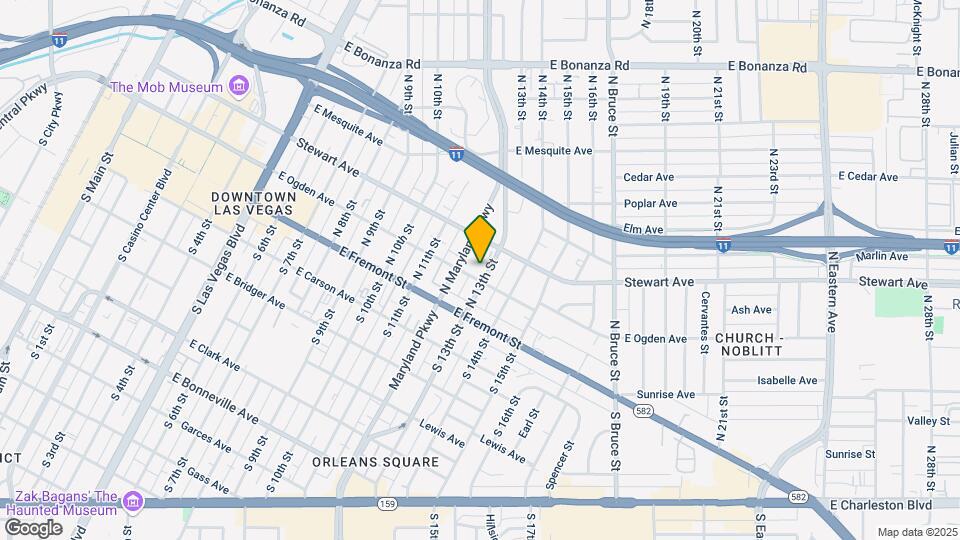 203 N 13th St Map and Location Details