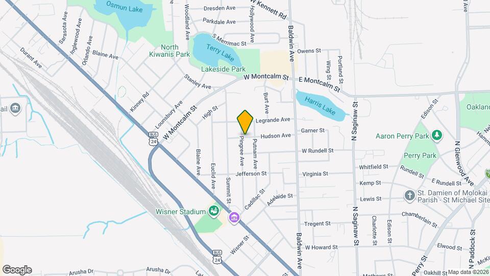 115 Hudson Ave Mapa y Detalles de la Ubicación