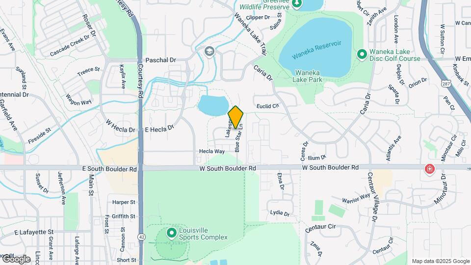 1821 Blue Star Ln Map and Location Details
