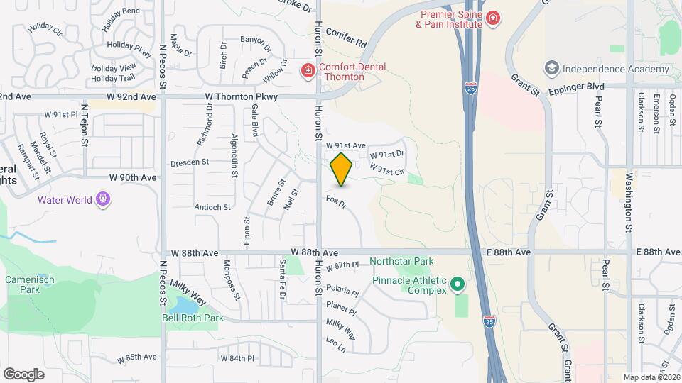 8964 Fox Dr Map and Location Details