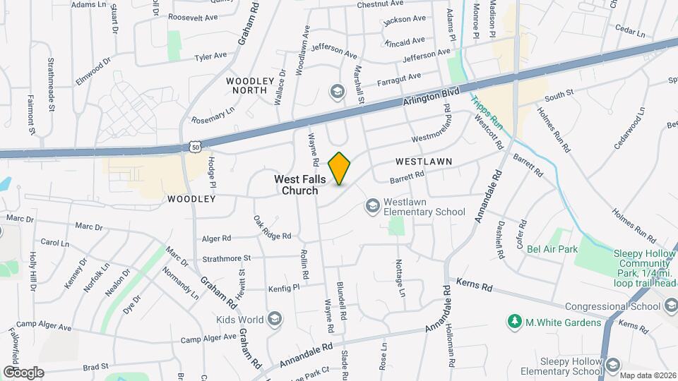 6930 Westlawn Dr Map and Location Details