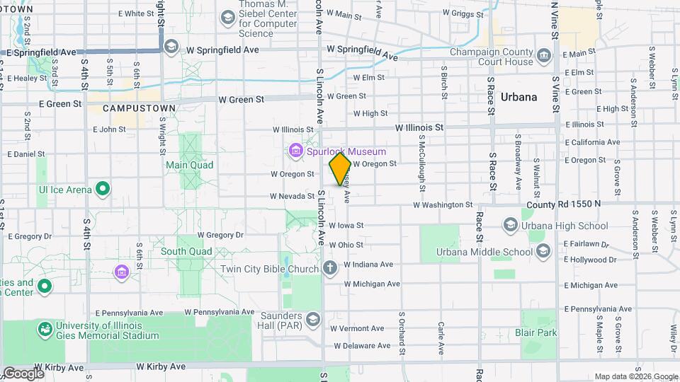 803 W Nevada St Map and Location Details