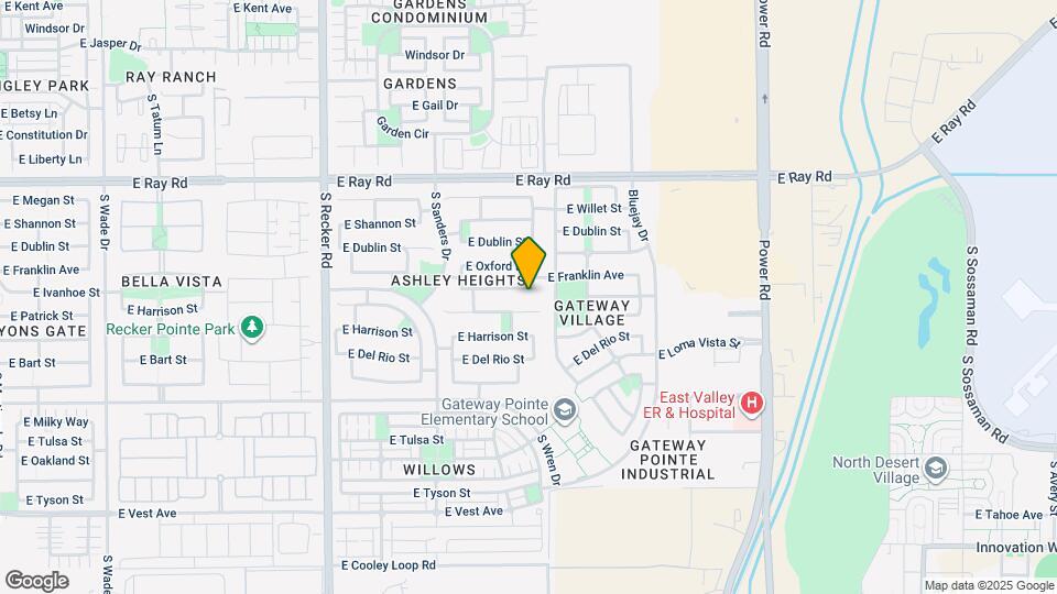 4333 E Ivanhoe St Mapa y Detalles de la Ubicación