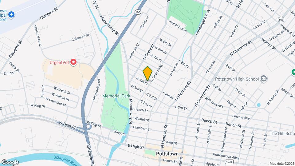 3 W 4th St Map and Location Details