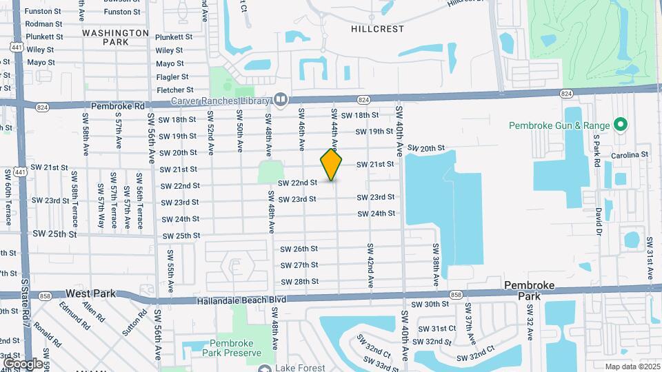 4404 SW 22nd St-Unit -1-8 Mapa y Detalles de la Ubicación