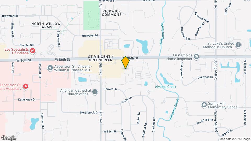 8511 Canterbury Square W Map and Location Details