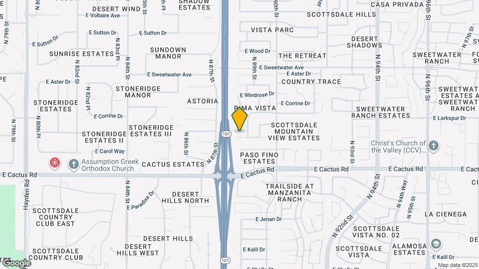 8830 E Carol Way Map and Location Details
