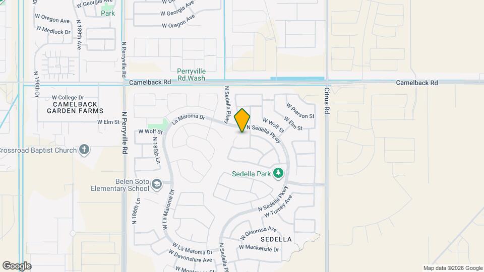 4689 N 183rd Ave Map and Location Details