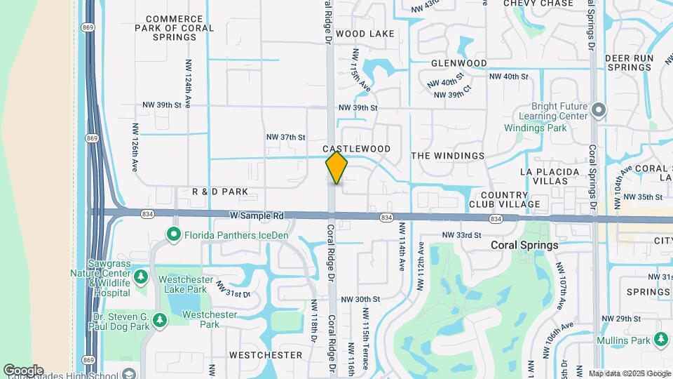3500 NW 116th Terrace Map and Location Details