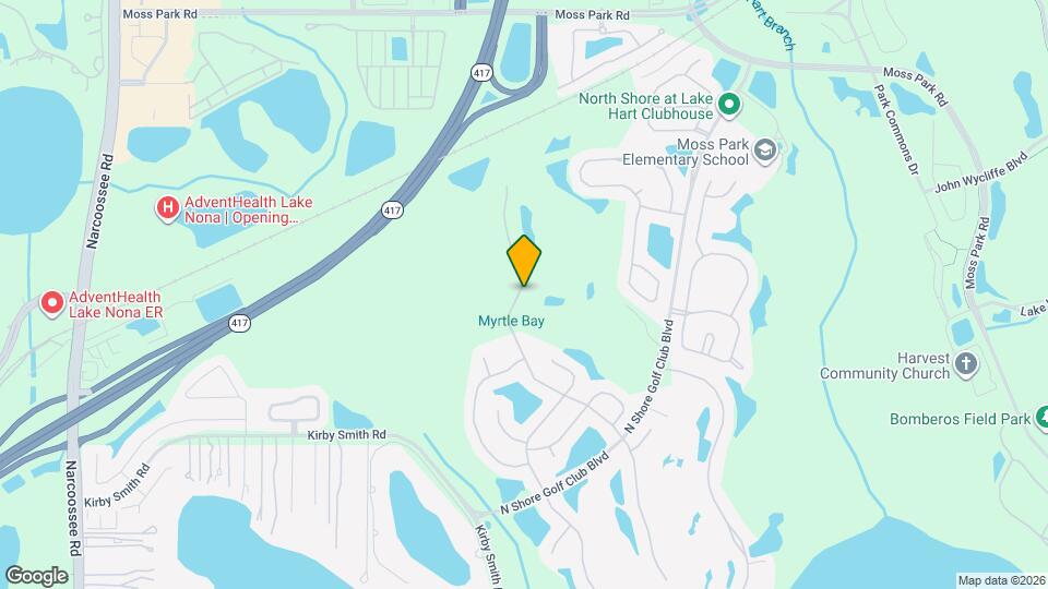 9447 Myrtle Creek Ln Map and Location Details