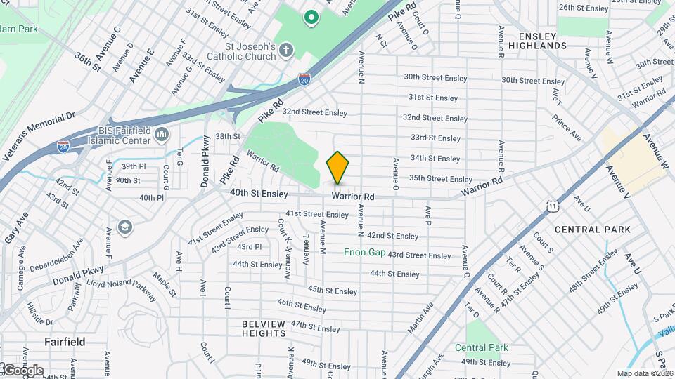1316 Warrior Rd Map and Location Details