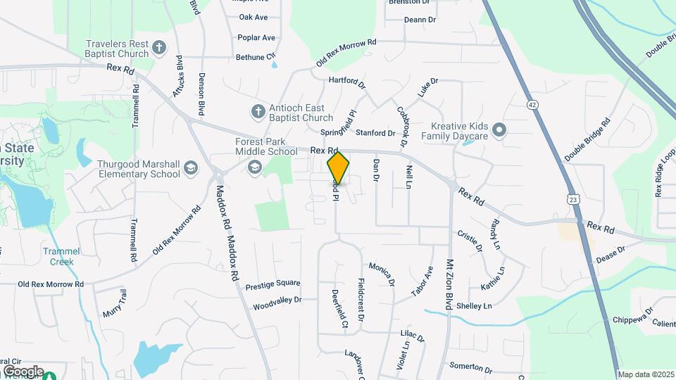 5926 Sherwood Pl Map and Location Details