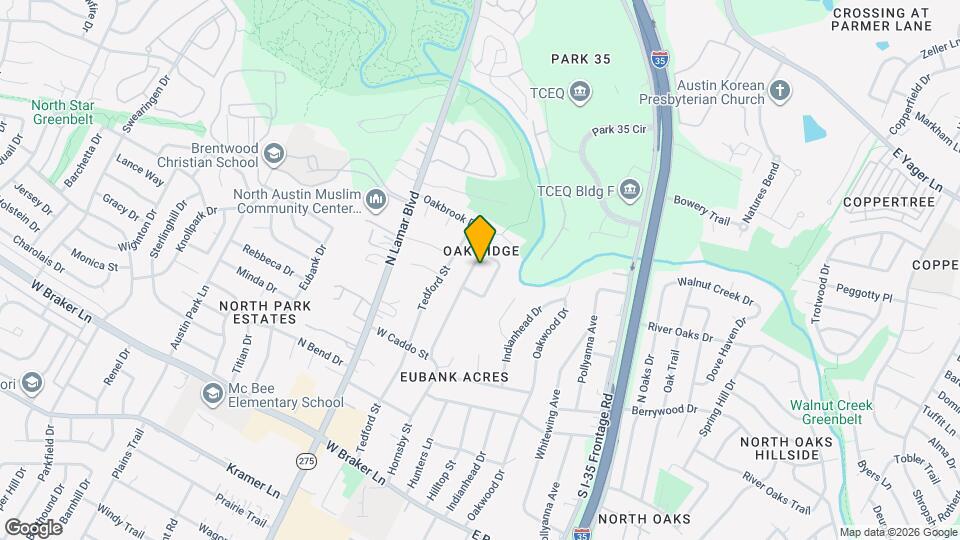 11911 Hornsby St Map and Location Details