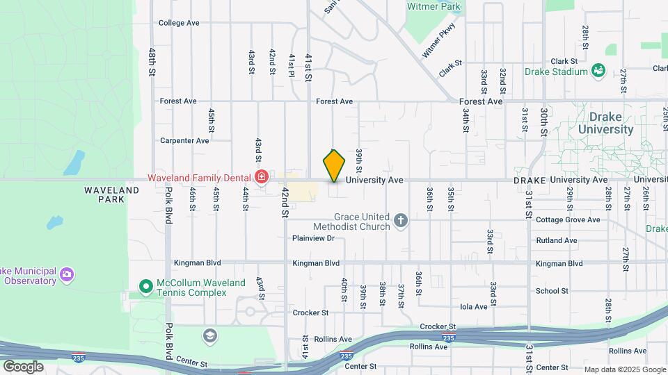 4000 University Ave Map and Location Details