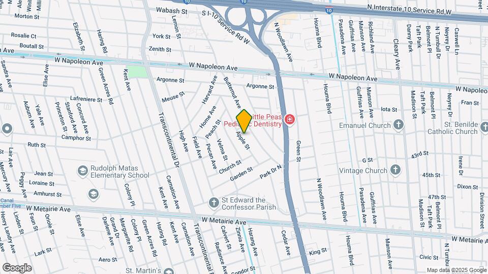 1517 Apple St Map and Location Details