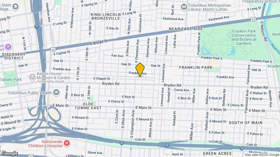 1185 Gustavus Ln Map and Location Details