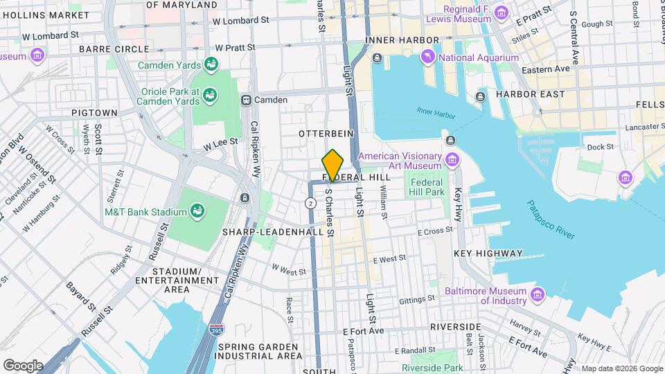 805 S Charles St Map and Location Details