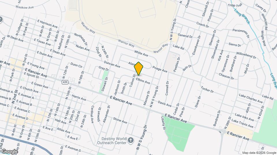 1809 Elkins Ave Map and Location Details