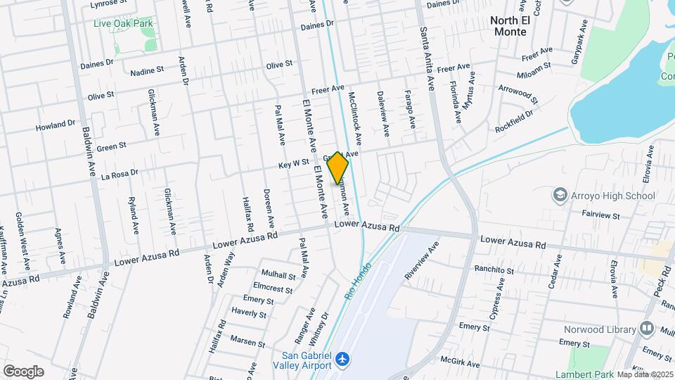 4921 Persimmon Ave Map and Location Details