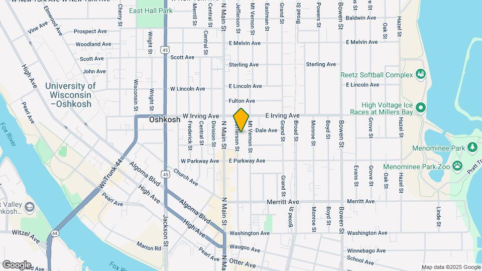 654 Jefferson St-Unit -654 Jefferson - Lower Unit Map and Location Details