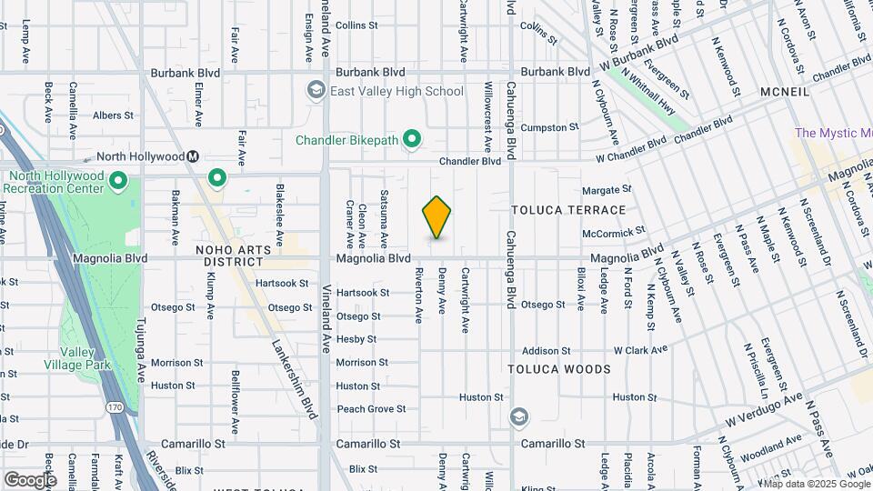 NOHO Senior Arts Colony Mapa y Detalles de la Ubicación
