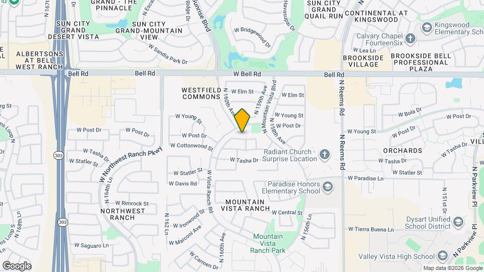 16286 N 159th Dr Map and Location Details