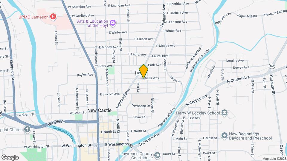 219 E Wallace Ave Map and Location Details