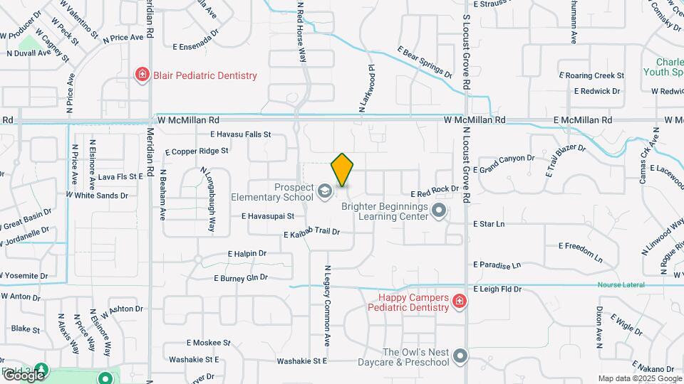 4439 N Tempest Way Map and Location Details