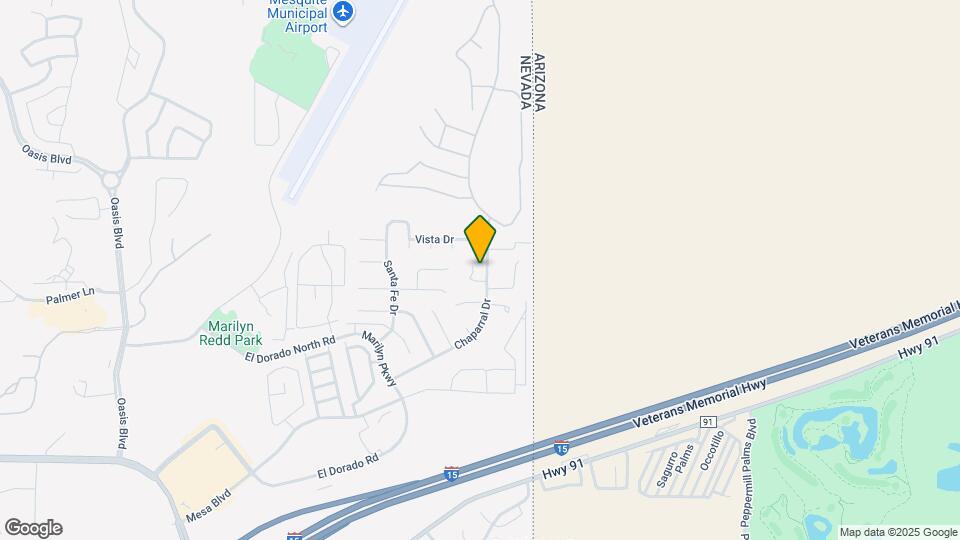 931 Chaparral Dr Map and Location Details