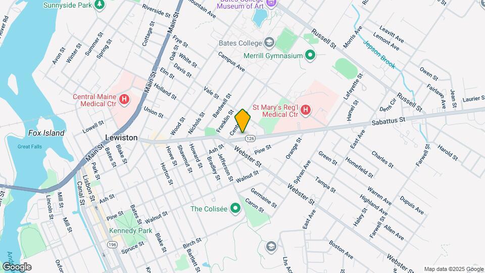 214 Sabattus St Map and Location Details