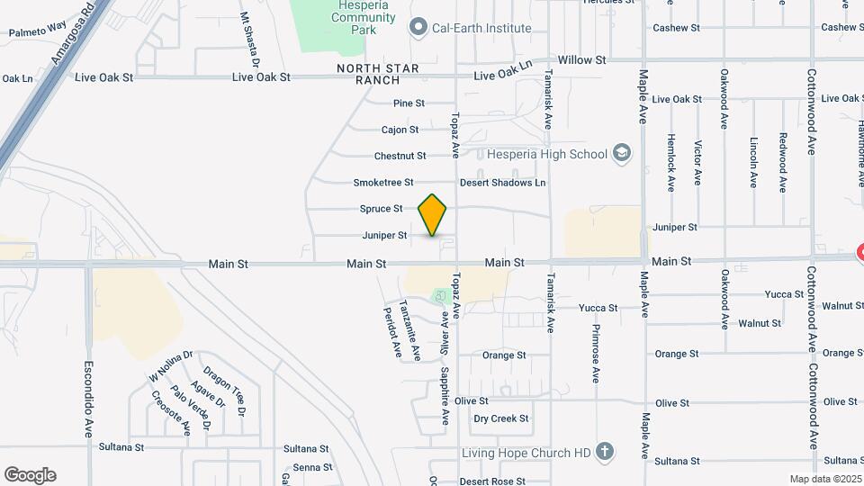 14055 Juniper St Mapa y Detalles de la Ubicación